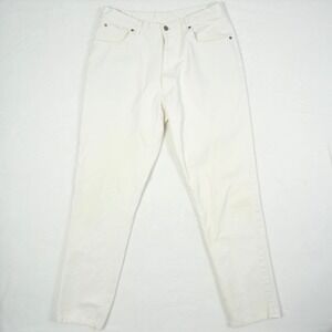 VTG Polo Sports Ralph Lauren Jeans Men's Size Actual 33X33 White Denim Sportsman
